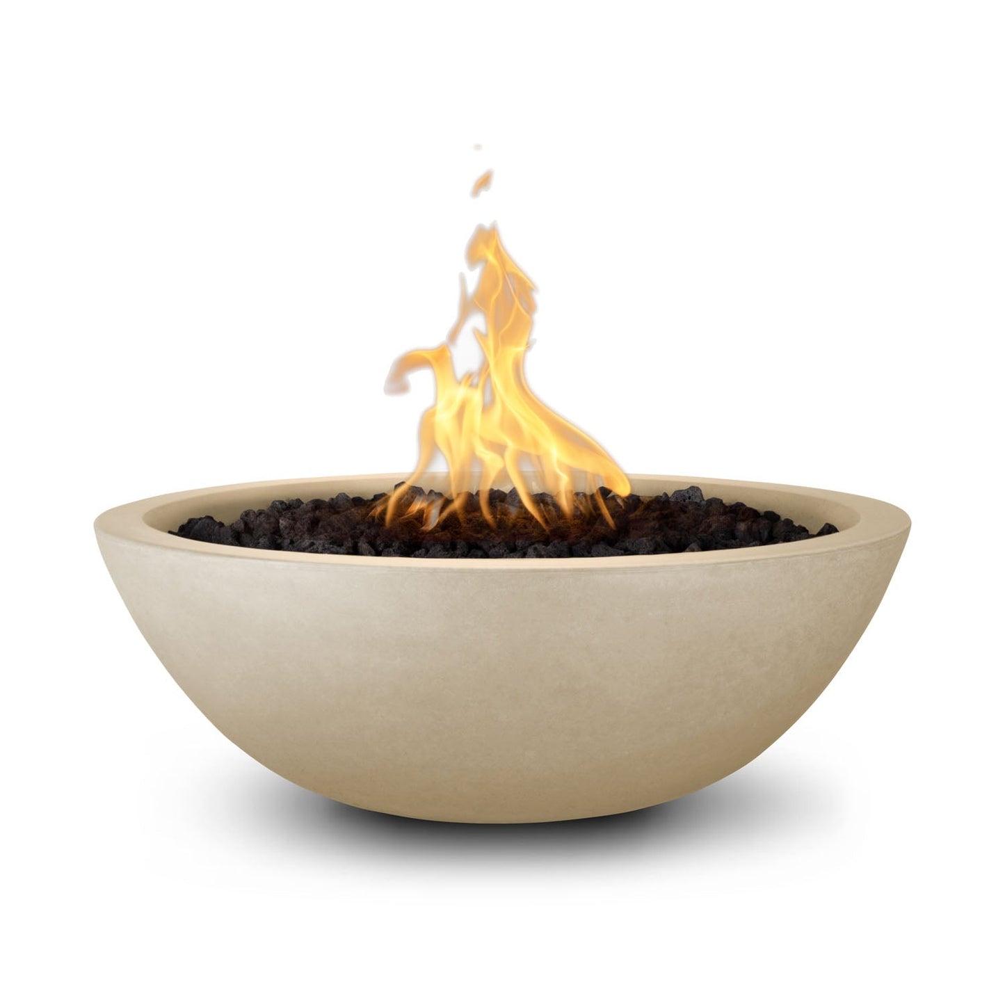 The Outdoor Plus Sedona Fire Bowl, 33", GFRC Concrete | OPT-33RFO