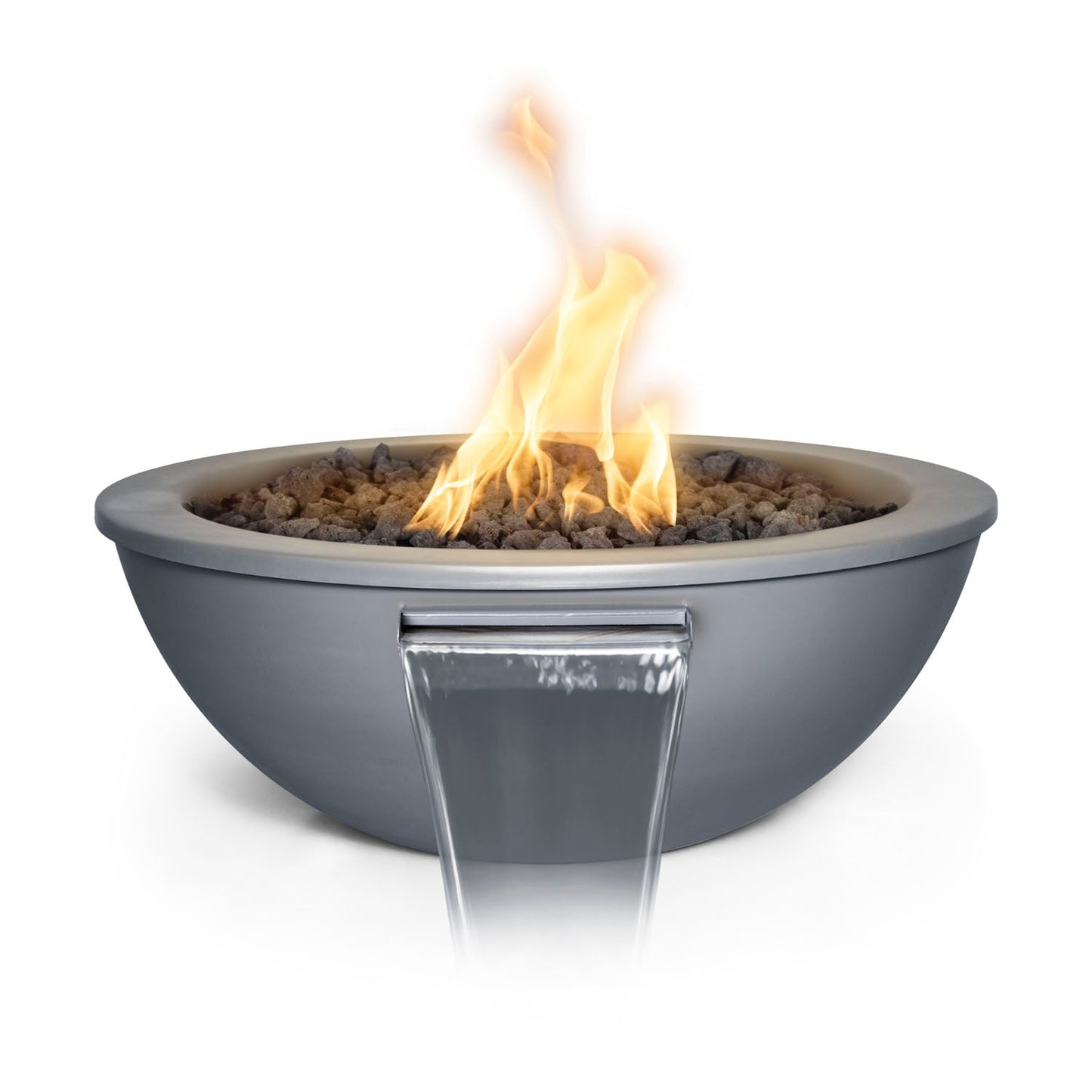 The Outdoor Plus Sedona Fire & Water Bowl, 27", Powder Coat | OPT-27RPCFW
