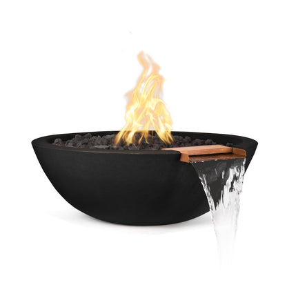 The Outdoor Plus Sedona Fire & Water Bowl, 27", GFRC Concrete | OPT-27RFW