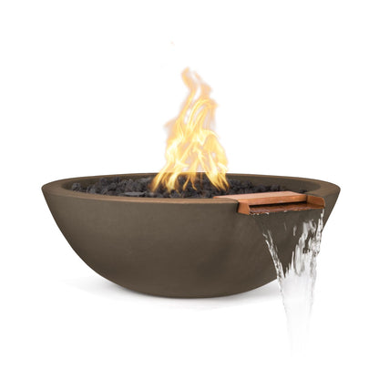 The Outdoor Plus Sedona Fire & Water Bowl, 27", GFRC Concrete | OPT-27RFW
