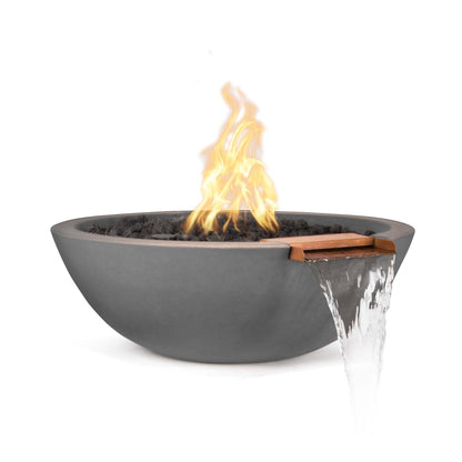 The Outdoor Plus Sedona Fire & Water Bowl, 27", GFRC Concrete | OPT-27RFW