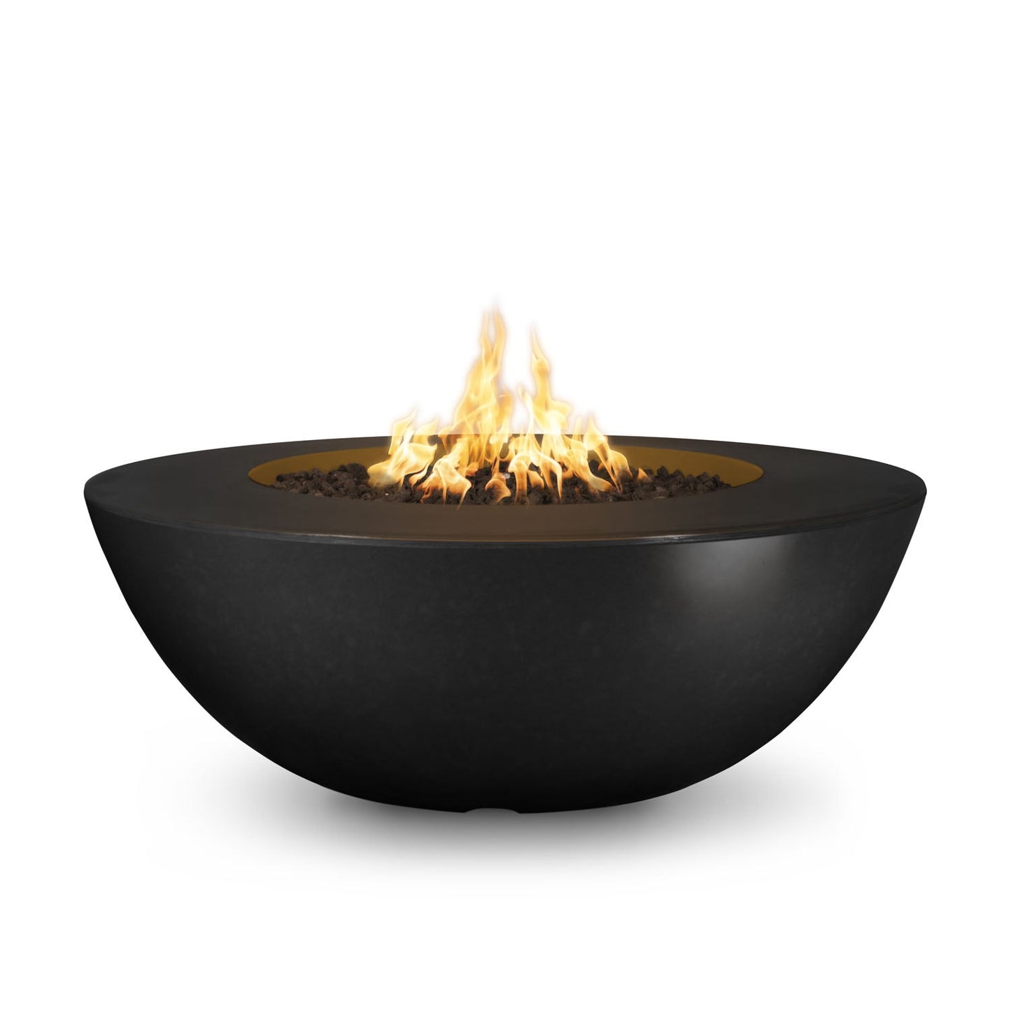 The Outdoor Plus Sedona Fire Pit Wide Ledge, 60", GFRC Concrete | OPT-SEDWL60