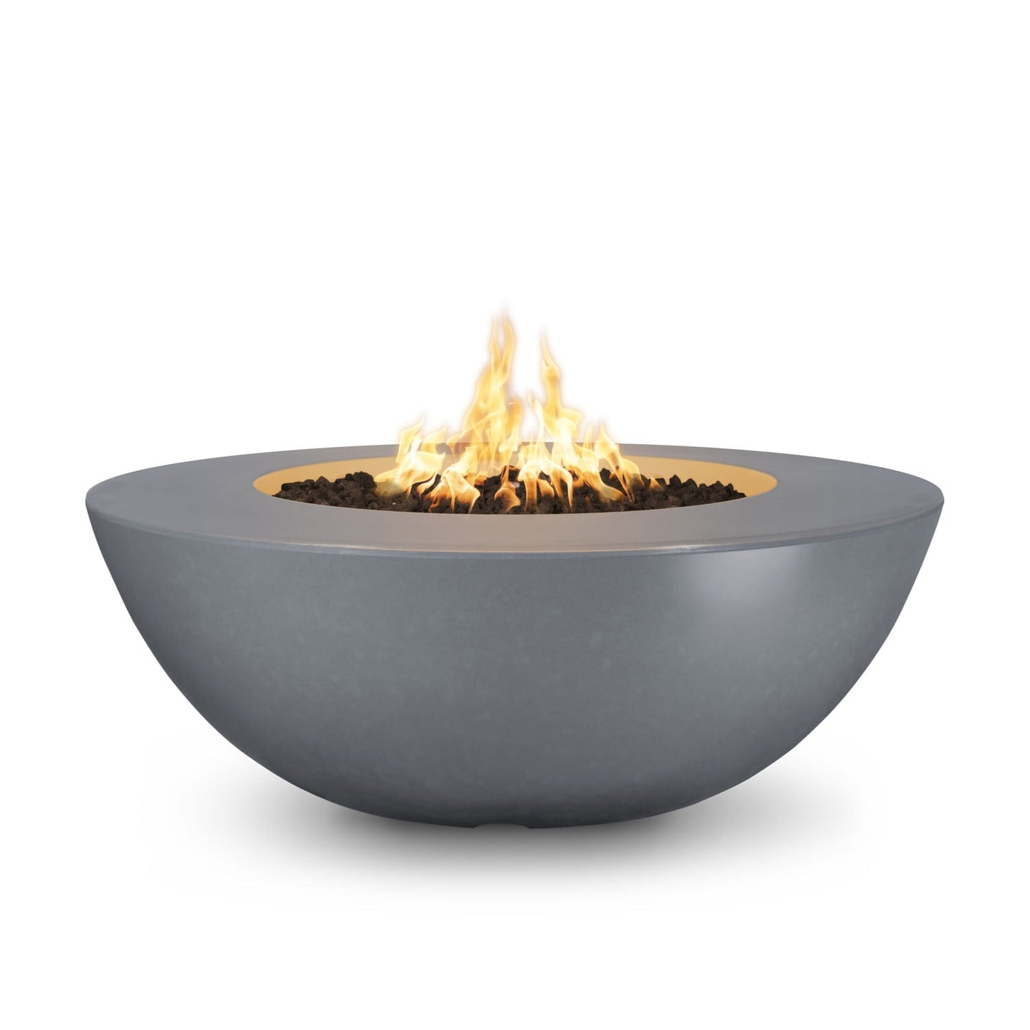 The Outdoor Plus Sedona Fire Pit Wide Ledge, 60", GFRC Concrete | OPT-SEDWL60