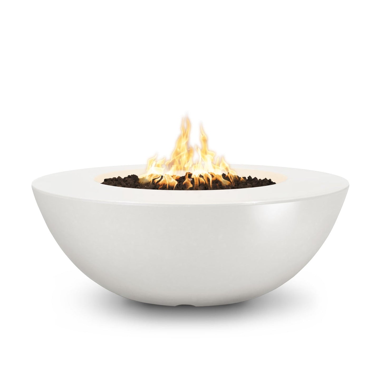 The Outdoor Plus Sedona Fire Pit Wide Ledge, 60", GFRC Concrete | OPT-SEDWL60