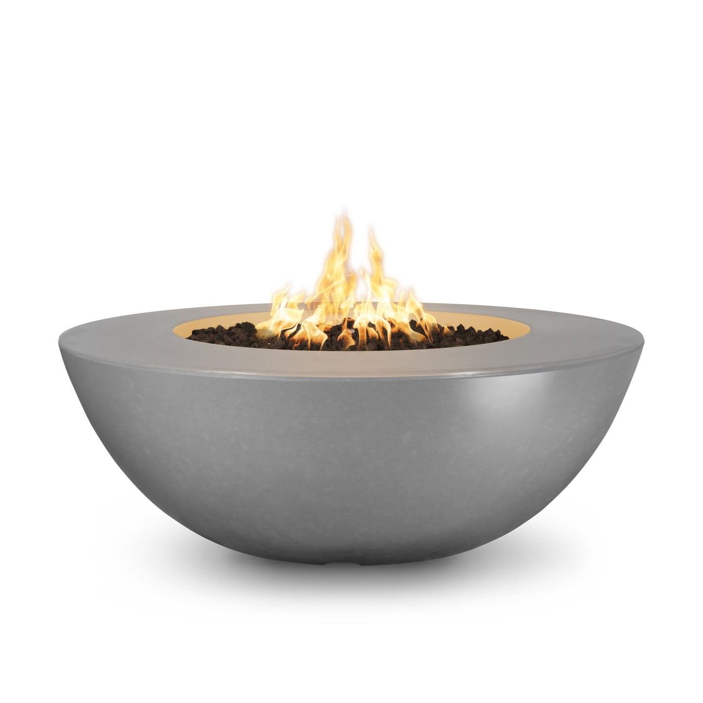 The Outdoor Plus Sedona Fire Pit Wide Ledge, 60", GFRC Concrete | OPT-SEDWL60