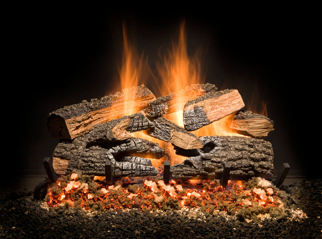 Golden Blount Split Bonfire Vented Gas Log Set, Golden Blount