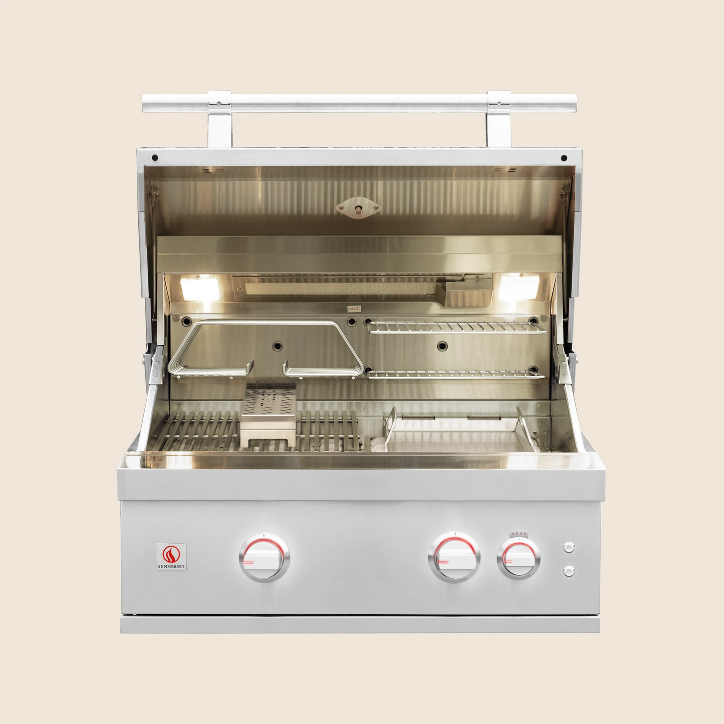 Summerset Quest 42-Inch Built-In Natural Gas Grill - QST42-NG Open