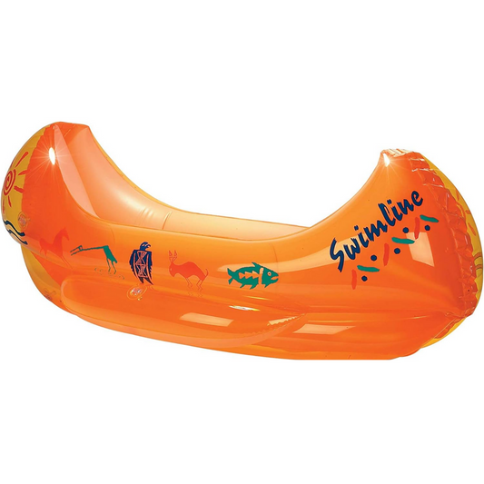 Swimline SW9031 Hydrotools Swimming Pool Kids Inflatable Kiddy Canoe Toy Pool Float