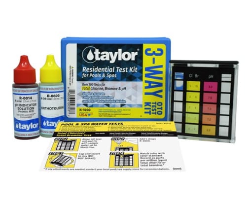 Taylor 3-Way Test Kit Total Chlorine | K-1000-12