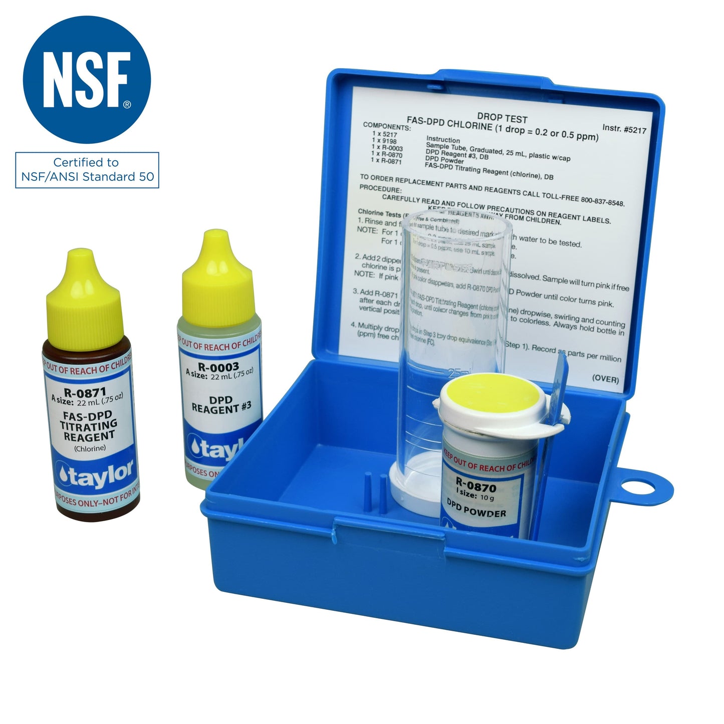Taylor Drop Test Chlorine | K-1515-A