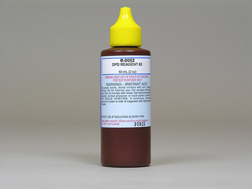 One 2 oz bottle of Taylor Reagent Dropper Bottle, label facing forward