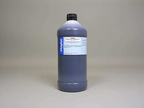 One 32 oz bottle of Taylor pH Indicator Solution, 2000 Series, label facing forward
