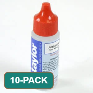 Taylor Acid Demand Reagent, 2000 Series, 0.75 oz, sold as a 10-pack