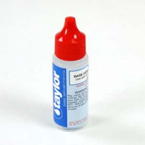 One 2 oz bottle of Taylor Base Demand Reagent, 2000 Series, label facing forward