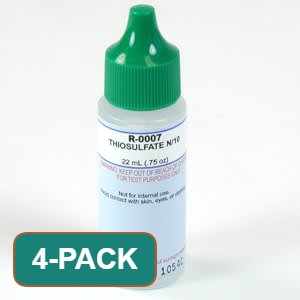 Taylor Thiosulfate N/10, 0.75 oz, sold as a 4-pack