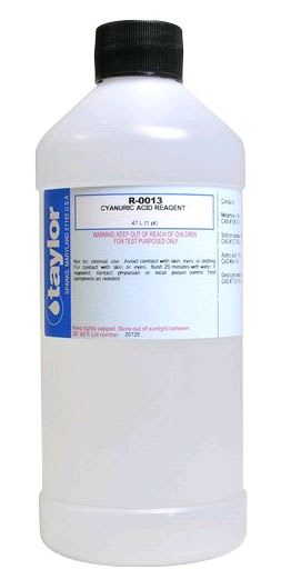One 16 oz bottle of Taylor Thiosulfate N/10, label facing forward