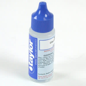 One 0.75 oz bottle of Taylor Calcium Buffer, label facing forward