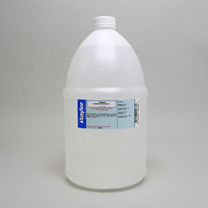 One 1 gal bottle of Taylor Cyanuric Acid Reagent Dispenser, label facing forward