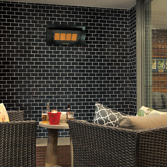 Heatstrip wall mounted natural gas patio heater, X-DGR32WNG