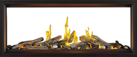 Napoleon TLV62LN2 Tall Linear Vector™ 62 See Through with Luminous Logs Natural Gas Fireplace