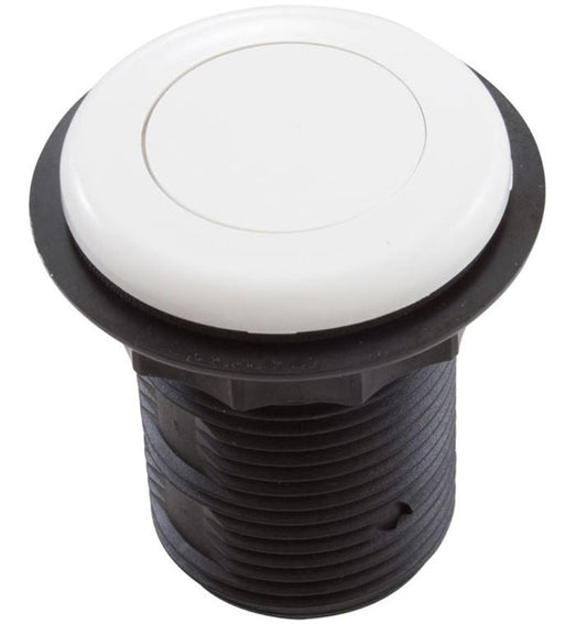 White TecMark Air Button 3428 Series for spa & pool systems – durable & waterproof.