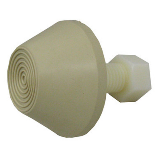 Beige Tecmark Mushroom Button for easy spa and pool control, weatherproof design.