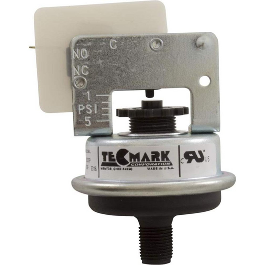 Tecmark Pressure Switch 3037P – Durable, precise pool and spa pressure control switch.