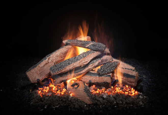 Golden Blount Texas Stack Vented Gas Log Set, Golden Blount