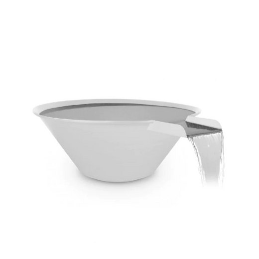 The Outdoor Plus Cazo Water Bowl, 24-inch, round, powder-coated steel, in black