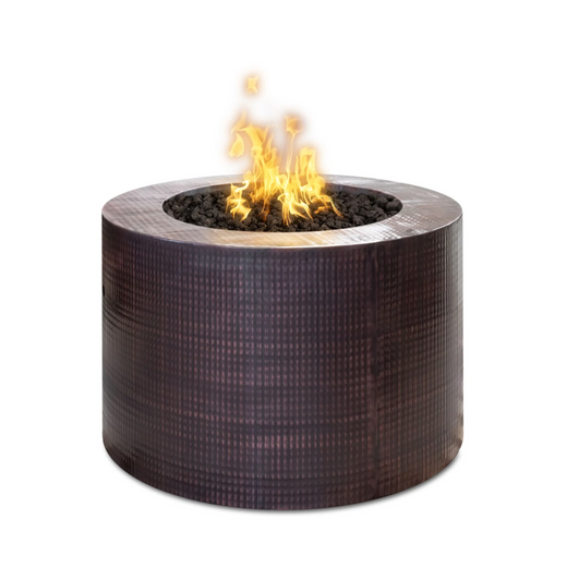 The Outdoor Plus Beverly Fire Pit, 30-inch, round, copper