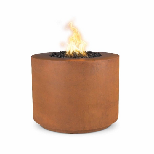 The Outdoor Plus Beverly Fire Pit, 30-inch, round, Corten steel