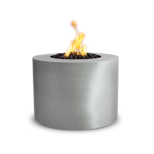 The Outdoor Plus Beverly Fire Pit, 30-inch, round, stainless steel