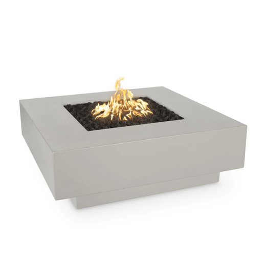 The Outdoor Plus Cabo Fire Pit, 36-inch, square, stainless steel