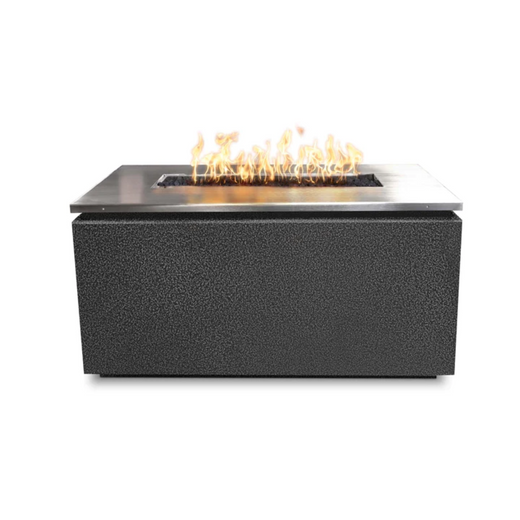 The Outdoor Plus Merona Fire Table, 46-inch, rectangular, copper