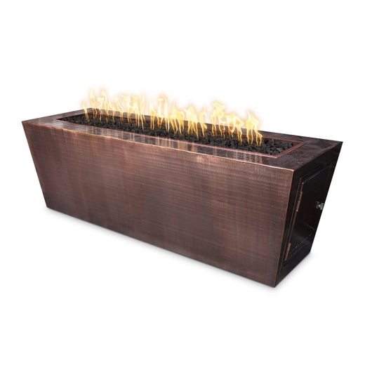 The Outdoor Plus Mesa Fire Pit, 48-inch, rectangular, copper
