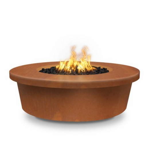 The Outdoor Plus Tempe Fire Pit, 48-inch, round, Corten steel