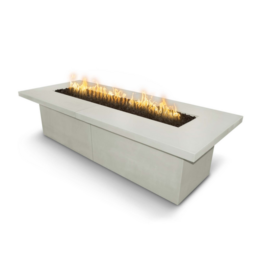 The Outdoor Plus Newport Fire Table, 72-inch, rectangular, copper