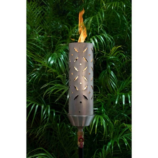 The Outdoor Plus Diamond Original TOP Torch & Post Complete, stainless steel, propane