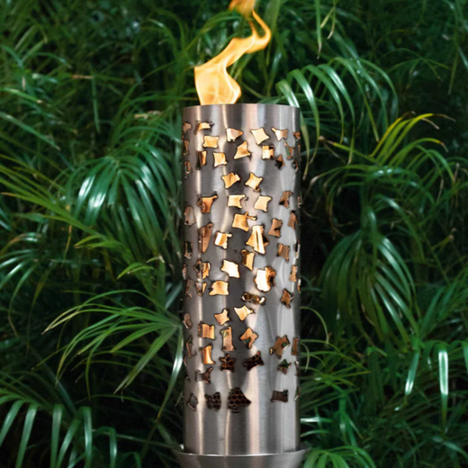 The Outdoor Plus Shotgun Original TOP Torch & Post Complete, stainless steel, natural gas