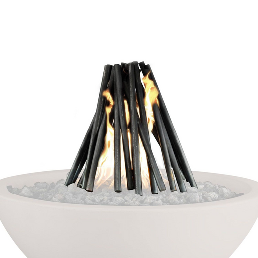 The Outdoor Plus Solid Steel Logs