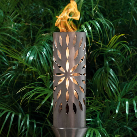 The Outdoor Plus Sunshine Original TOP Torch & Post Complete, stainless steel, propane