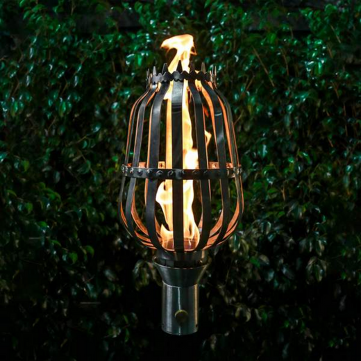 The Outdoor Plus Urn Original TOP Torch & Post Complete, stainless steel, propane