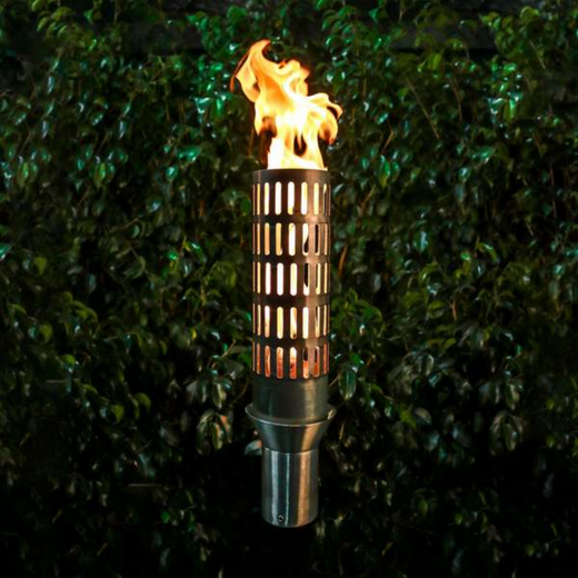 The Outdoor Plus Vent Original TOP Torch & Post Complete, stainless steel, propane