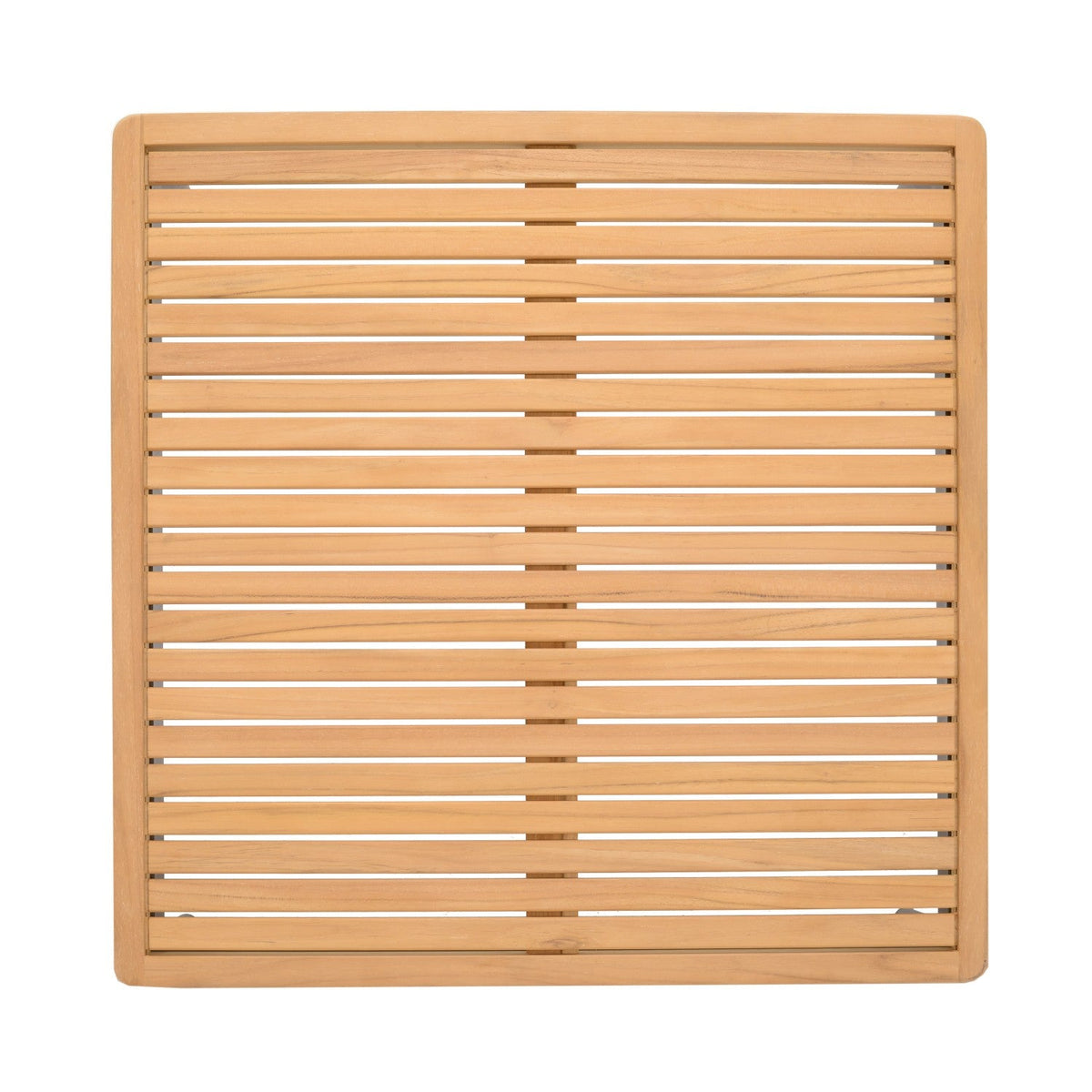 LifestyleGarden Topaz Teak and Aluminum Square Outdoor Coffee Table