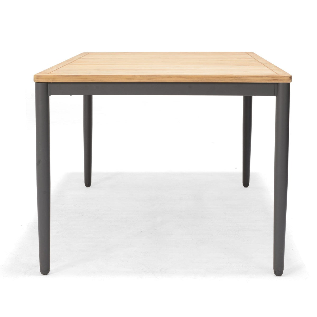 LifestyleGarden Topaz Teak and Aluminum Rectangular Outdoor Dining Table