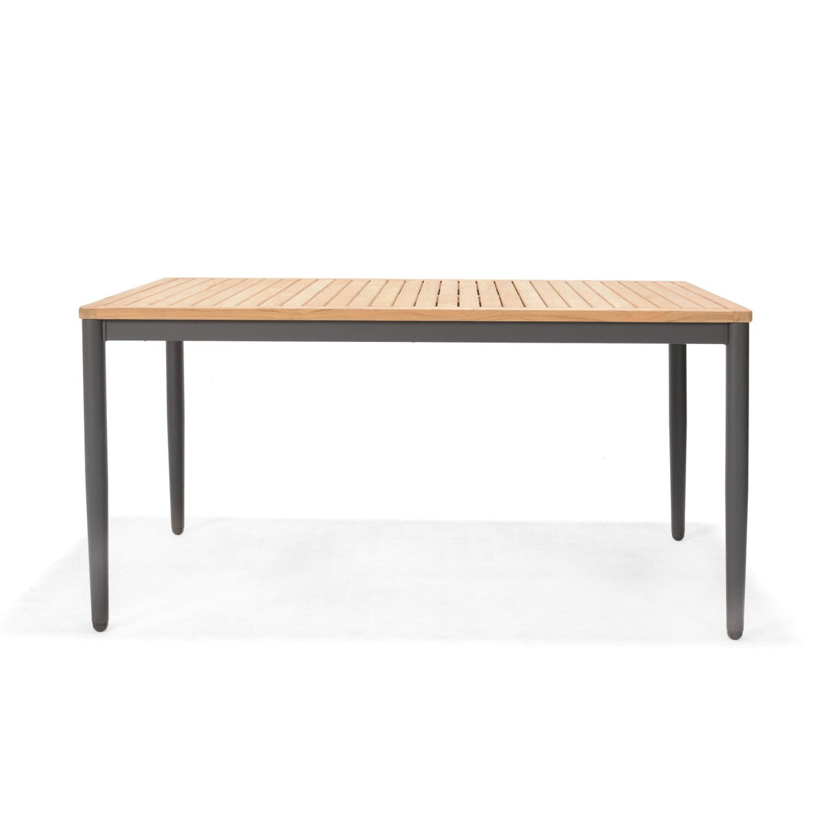 LifestyleGarden Topaz Teak and Aluminum Rectangular Outdoor Dining Table