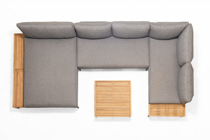 LifestyleGarden Topaz 4 Piece Outdoor Daybed and Sofa Set