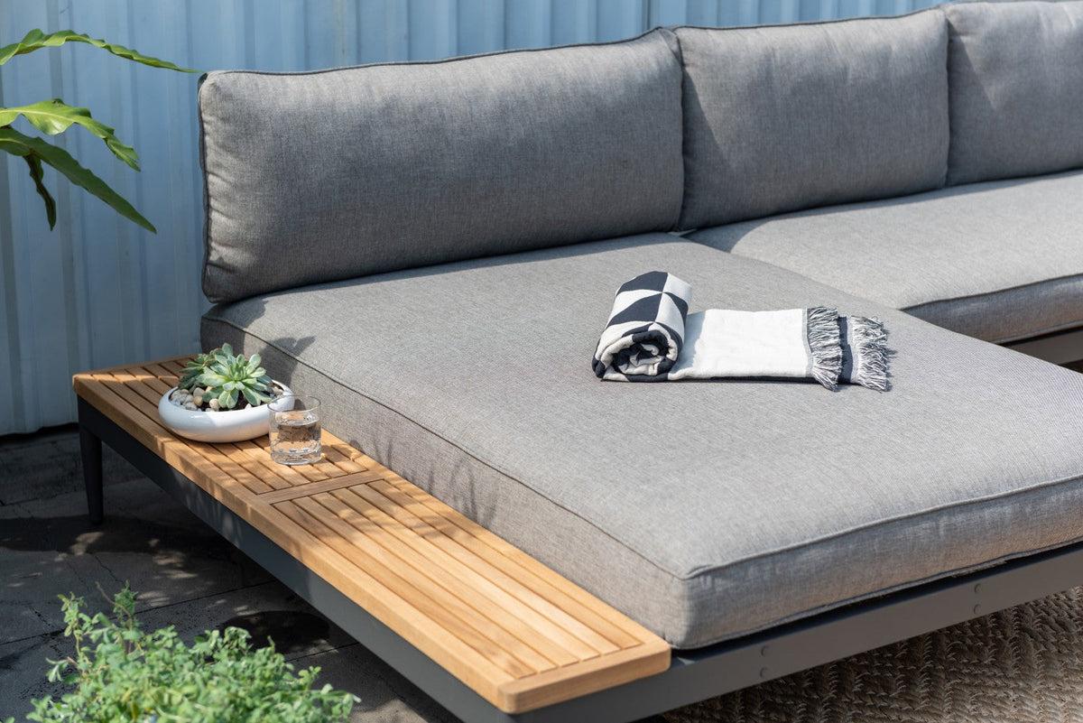 LifestyleGarden Topaz 4 Piece Outdoor Daybed and Sofa Set