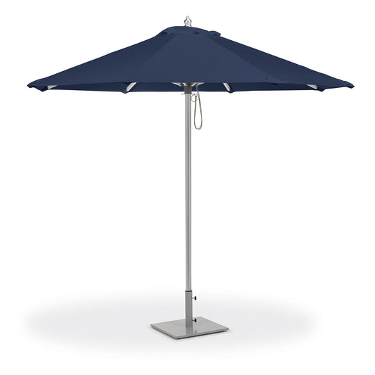 Oxford Garden 9' Aluminum Octagonal Market Umbrella shown on a plain white background