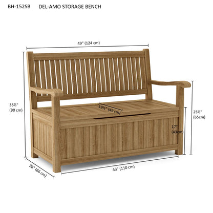 Anderson Teak Del-Amo Storage Bench